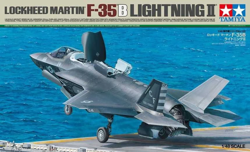Tamiya – Lockheed Martin F-35B Lightning II, 1/48, 61125