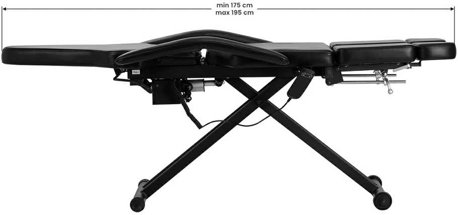 Activeshop Tatuiruočių krėslas Pro Ink 610 Electric Juodas