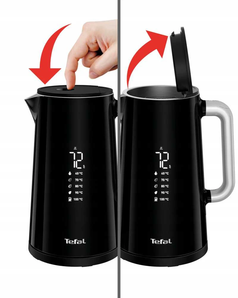 Tefal KO851 elektrinis virdulys 1,7 L Juoda 1800 W