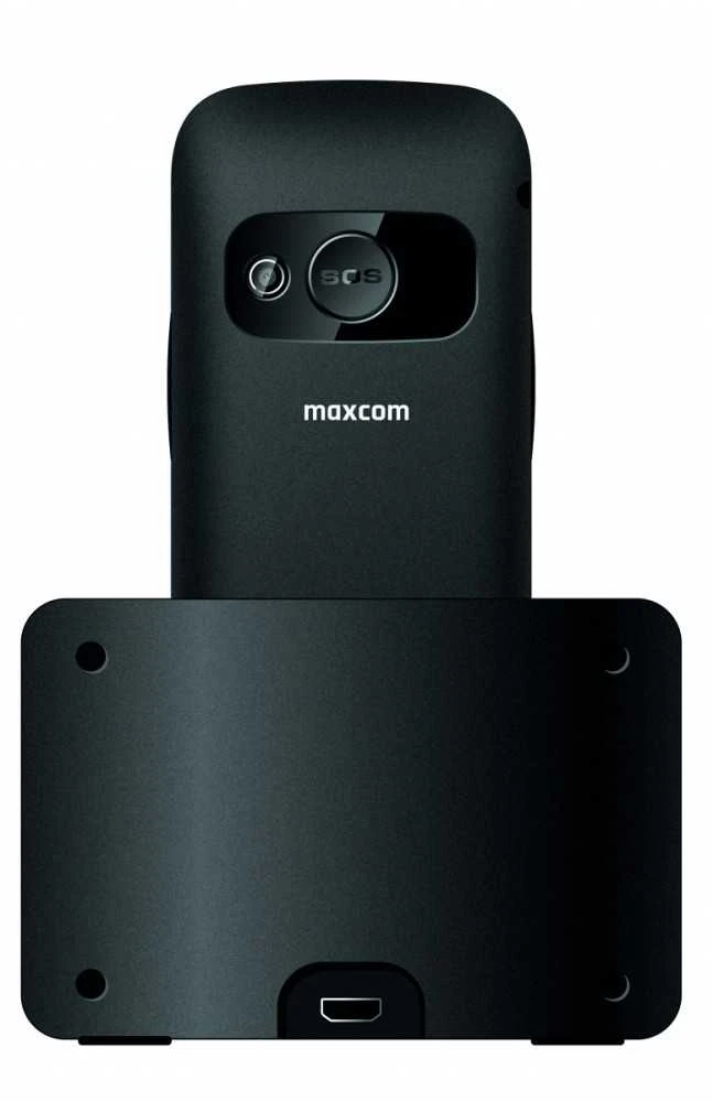 Mobilusis telefonas GSM MAXCOM MM 720 SE juodos spalvos
