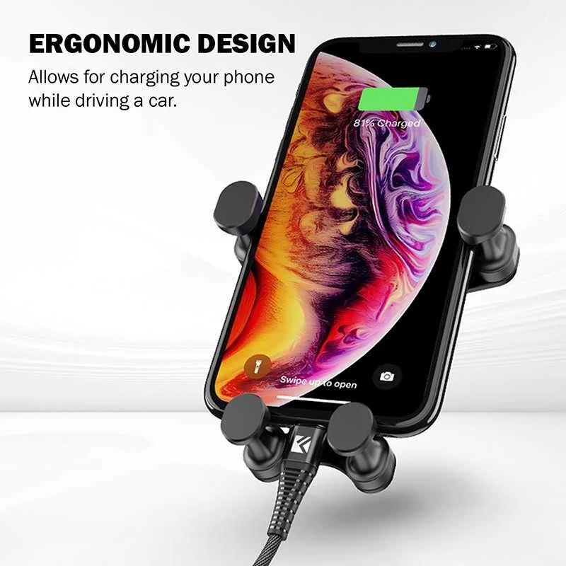Telefono laikiklis Crong Gravity 4,7–6,5"