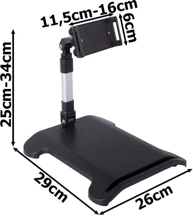 Kilimėlis Telefonų ir planšetinių kompiuterių stovas, 25-34 cm