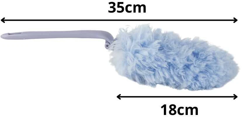 Teleskopinė mikrofibros šluotelė dulkėms ir voratinkliams 35 cm