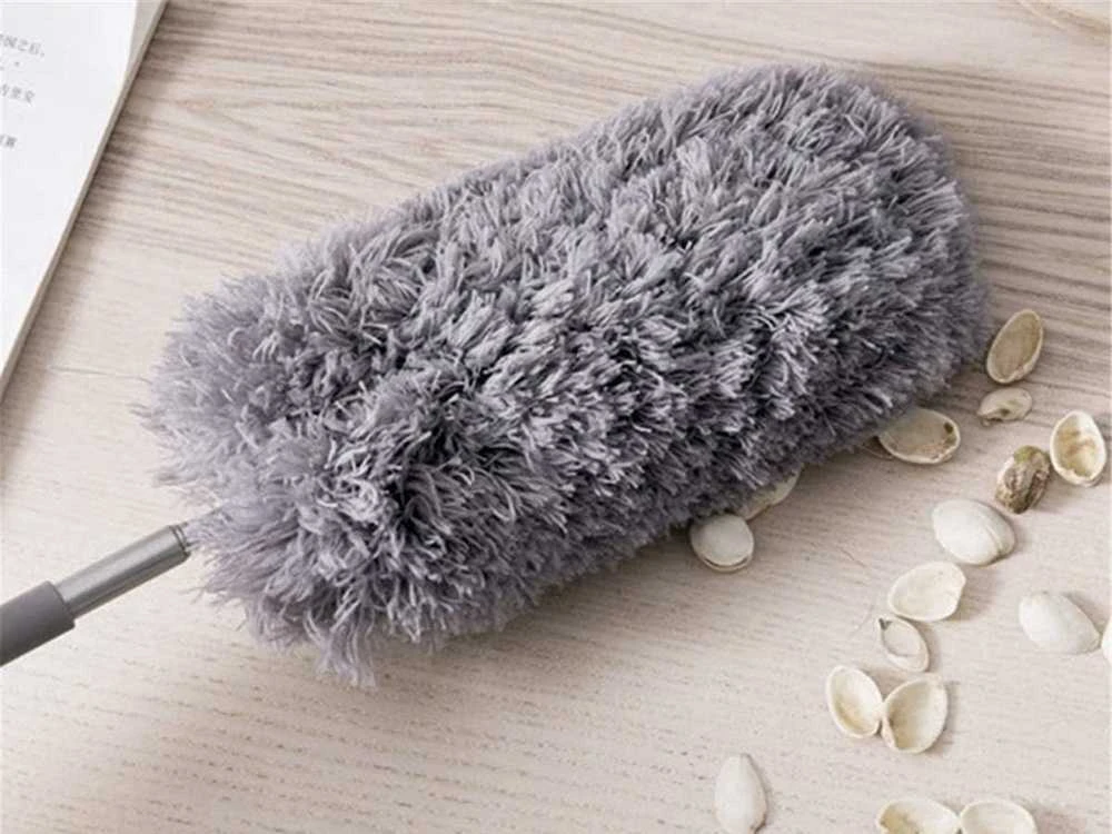 Teleskopinė mikropluošto dulkių šluotelė 35-83 cm, pilka