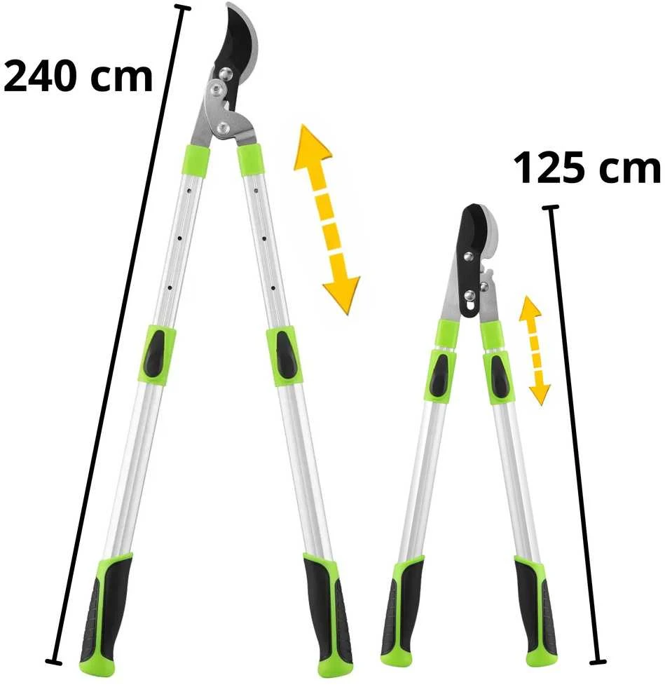 Lean Teleskopinės genėjimo žirklės 68–92 cm