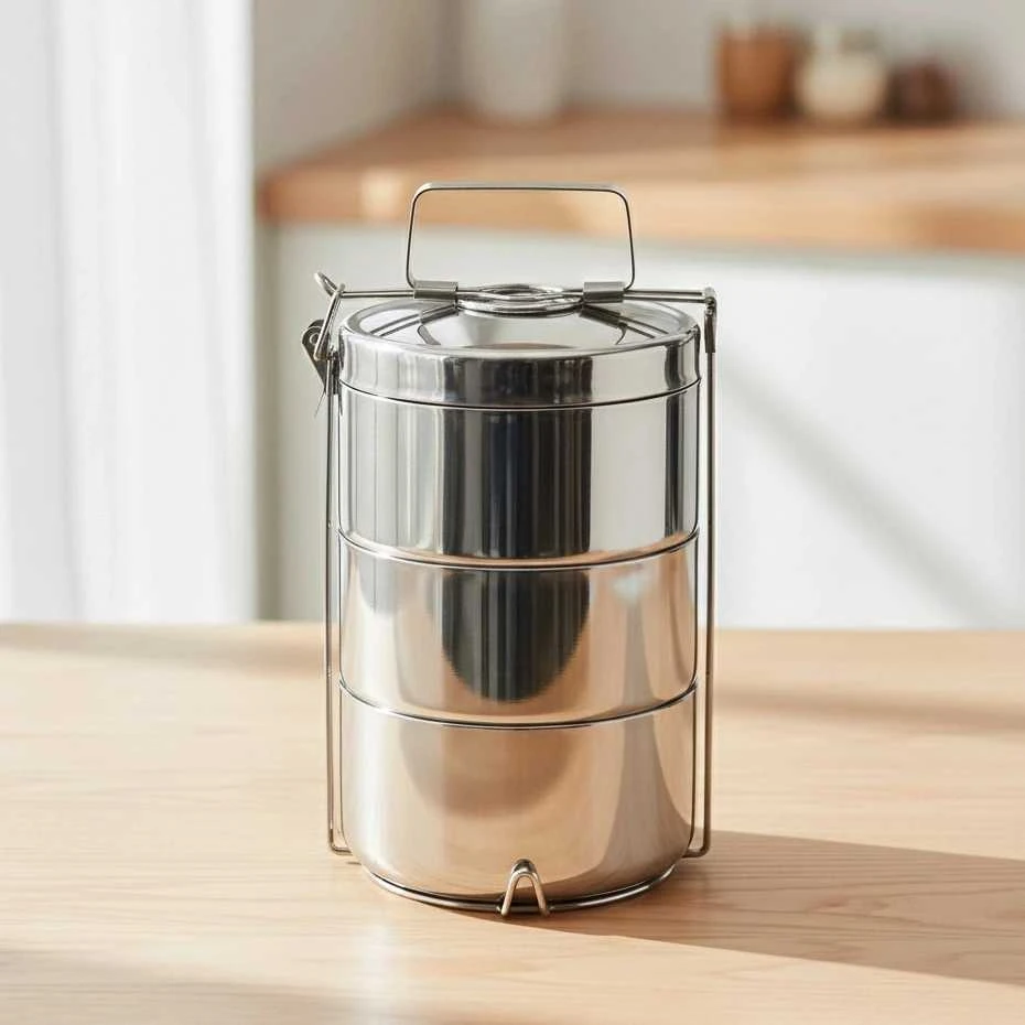 Orion Maisto termosas plieno 3 aukštų 3x900 ml