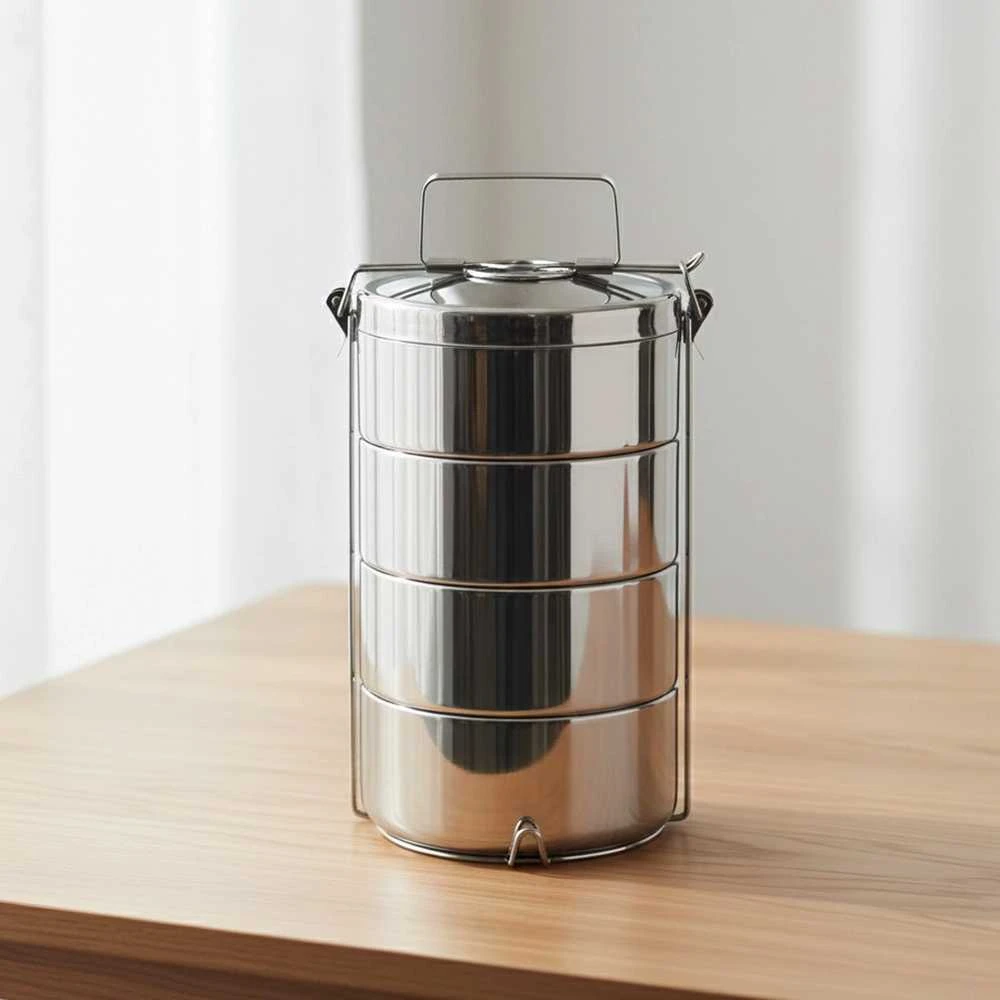 Orion Maisto termosas 4 lygių 4x900 ml nerūdijančio plieno