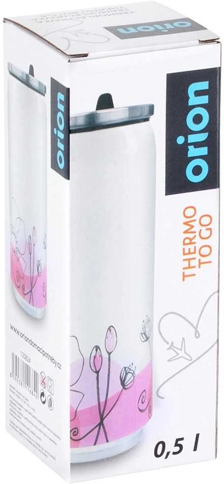 Orion Termo puodelis 500 ml, nerūdijantis plienas, žiedinis dizainas