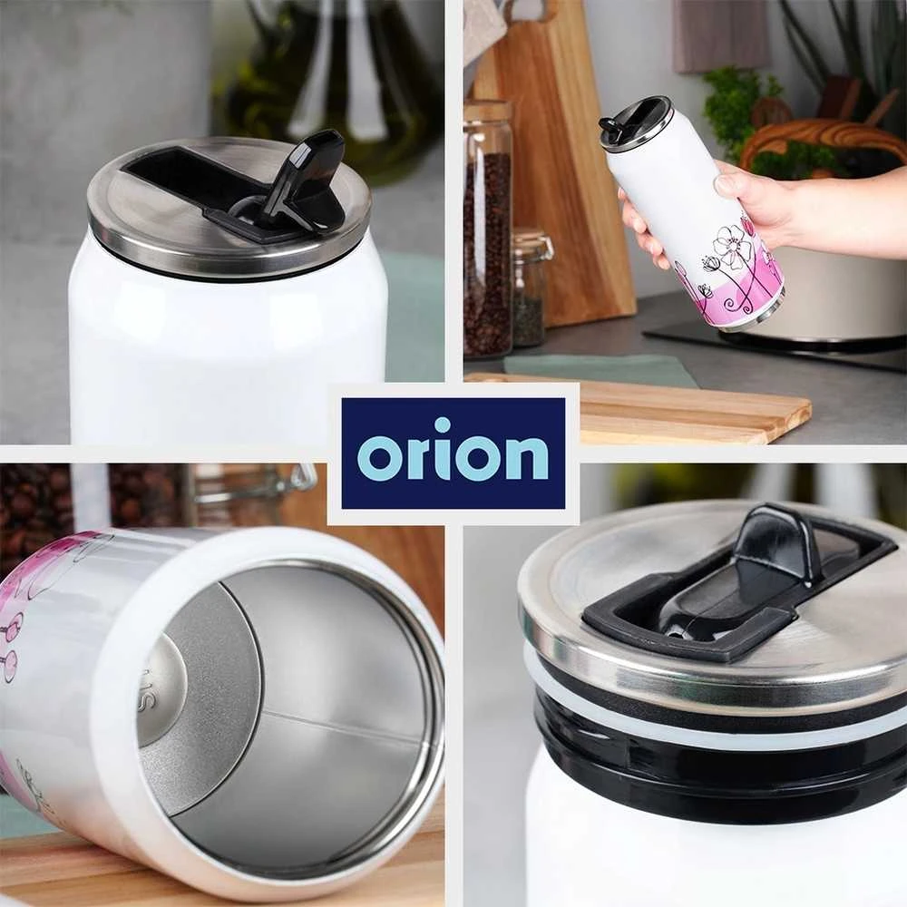Orion Termo puodelis 500 ml, nerūdijantis plienas, žiedinis dizainas