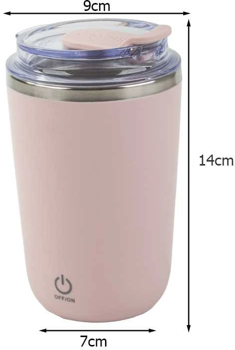 Termo puodelis su automatinio maišymo funkcija 350 ml