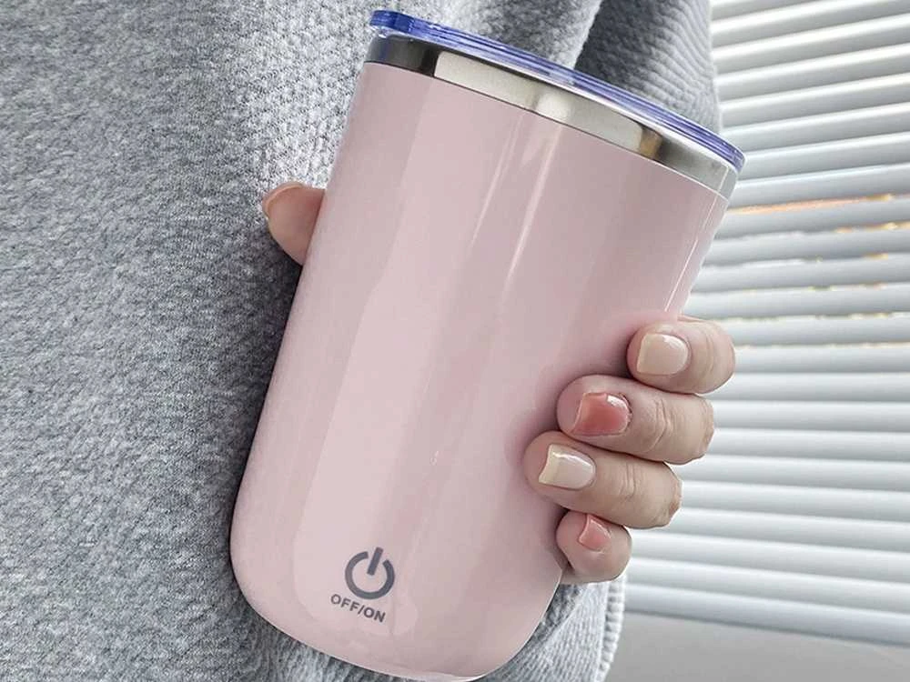 Termo puodelis su automatinio maišymo funkcija 350 ml