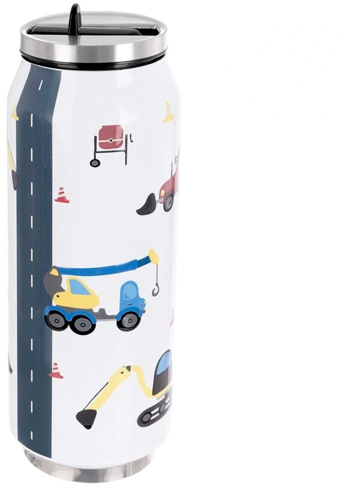 Termo puodelis su vakuumine izoliacija, baltas, 400 ml