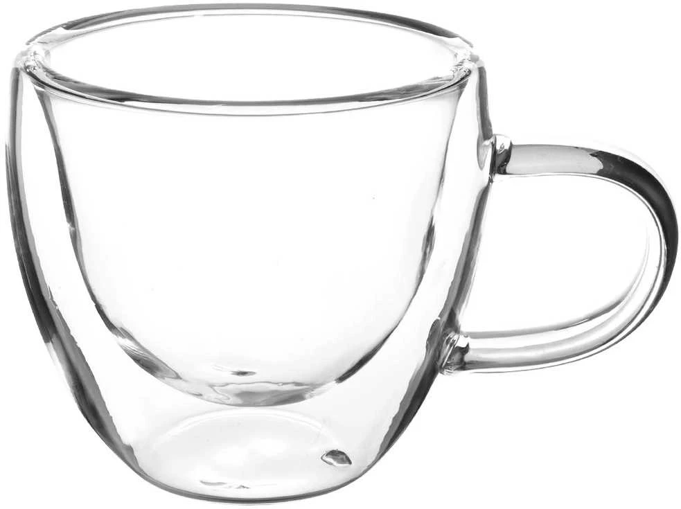 Orion Termo stiklinės espreso 100 ml, dviguba sienelė