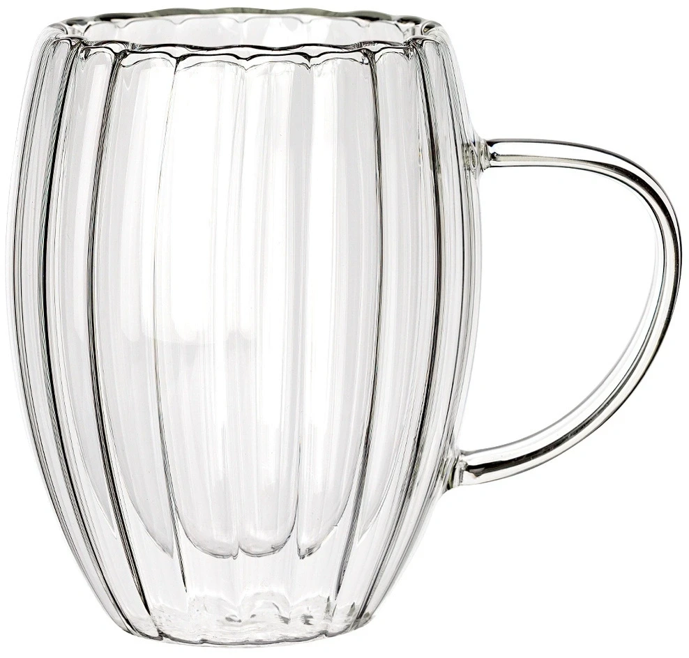 Termo stiklinės, 320 ml, skaidrios, 13 x 9 x 11,5 cm, 2 vnt.