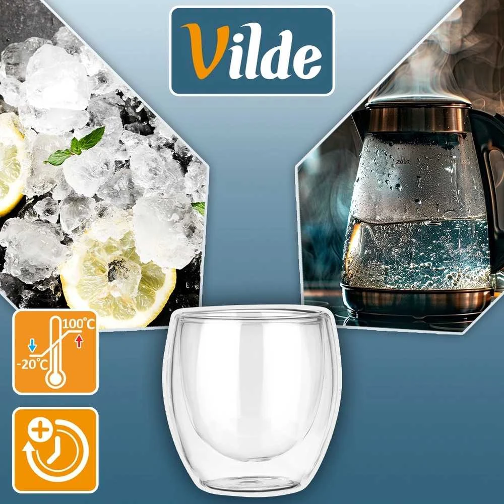 Termo stiklinės Vilde 250 ml, 2 vnt.