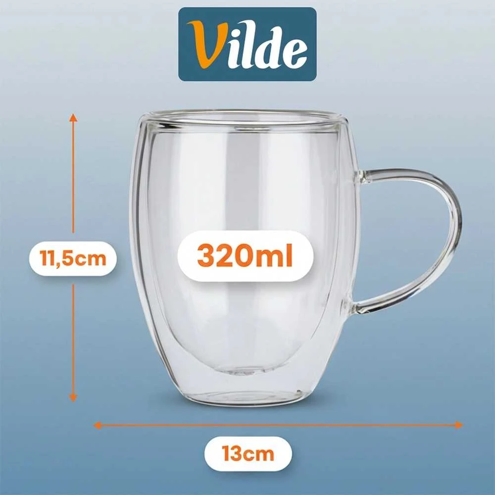 Renew Force Termoizoliacinės stiklinės Vilde 320 ml 2 vnt.
