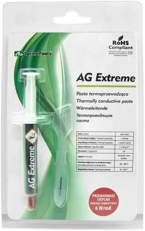 Ag Termopasty Termopasta AG Extreme 3g 6W/mK
