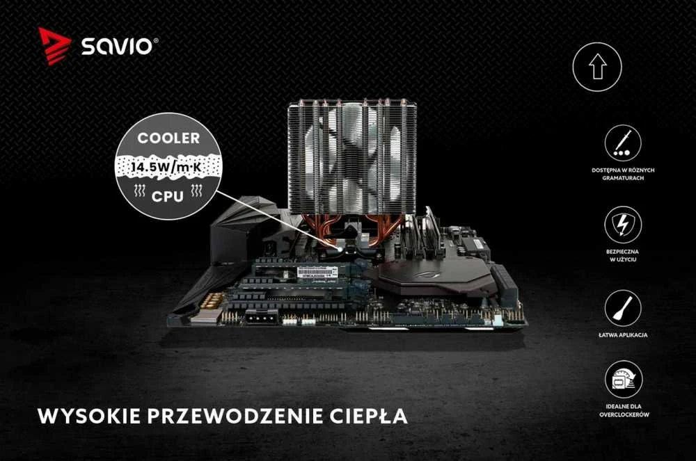 Termo Pasta - Savio Tg-04 14.5 W/m-k 2G