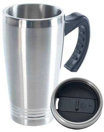 Orion Termo puodelis plienas 450 ml su laikikliu