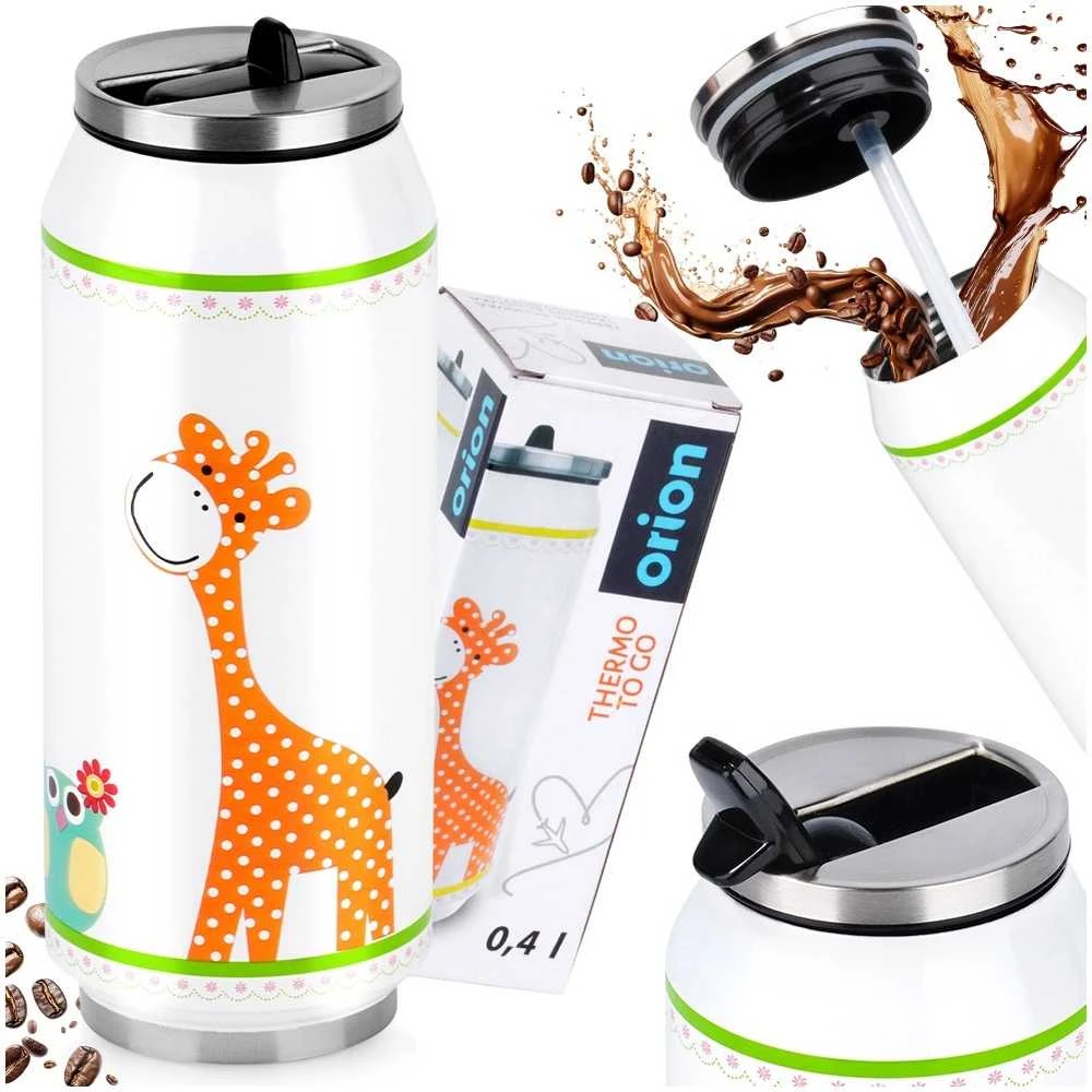 Orion Termo puodelis 400 ml Dvikalbis, Nerūdijantis plienas