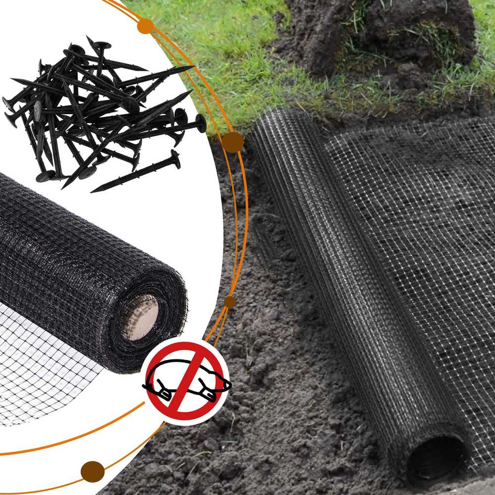 Springos Tinklelis nuo kurmių 2 × 200 m