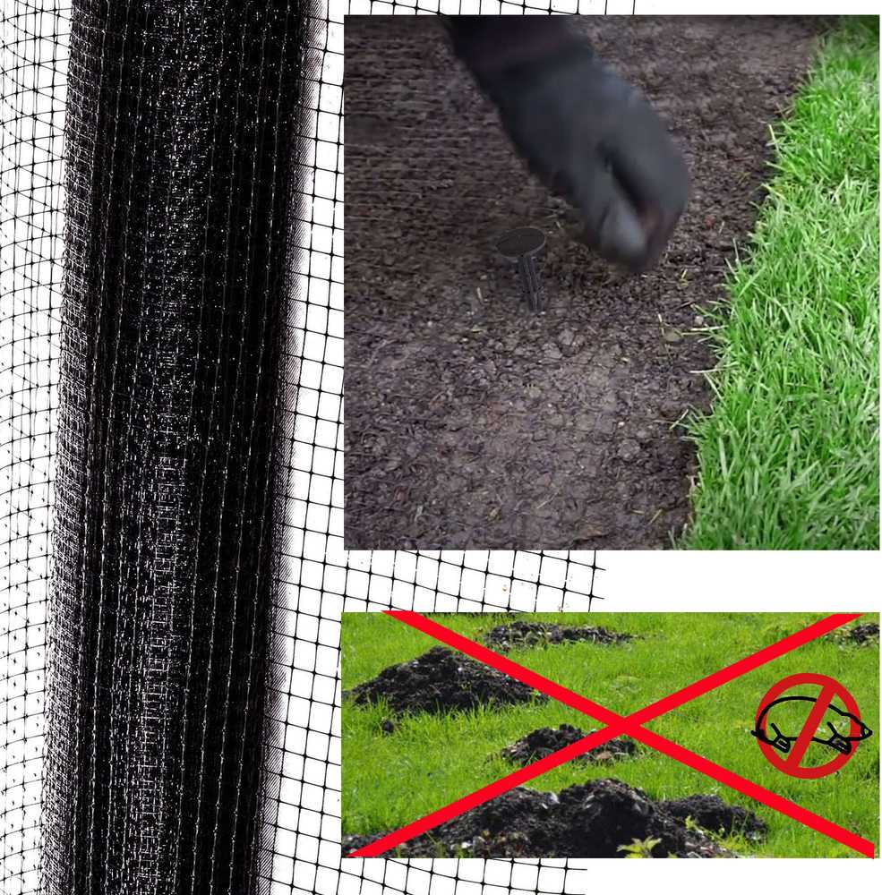 Springos Tinklelis nuo kurmių 2 × 200 m
