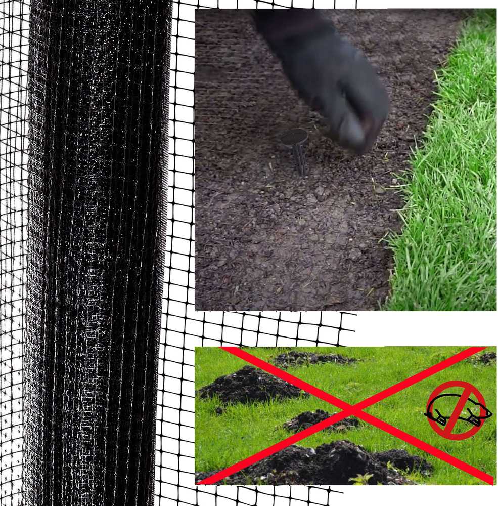 Tinklelis nuo kurmių Springos 45 g/m² 2x200 m