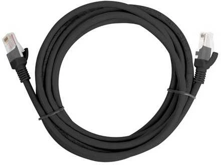 LANBERG PCU6-10CC-0300-BK Patchcord RJ45 kat. 6 UTP 3m juoda