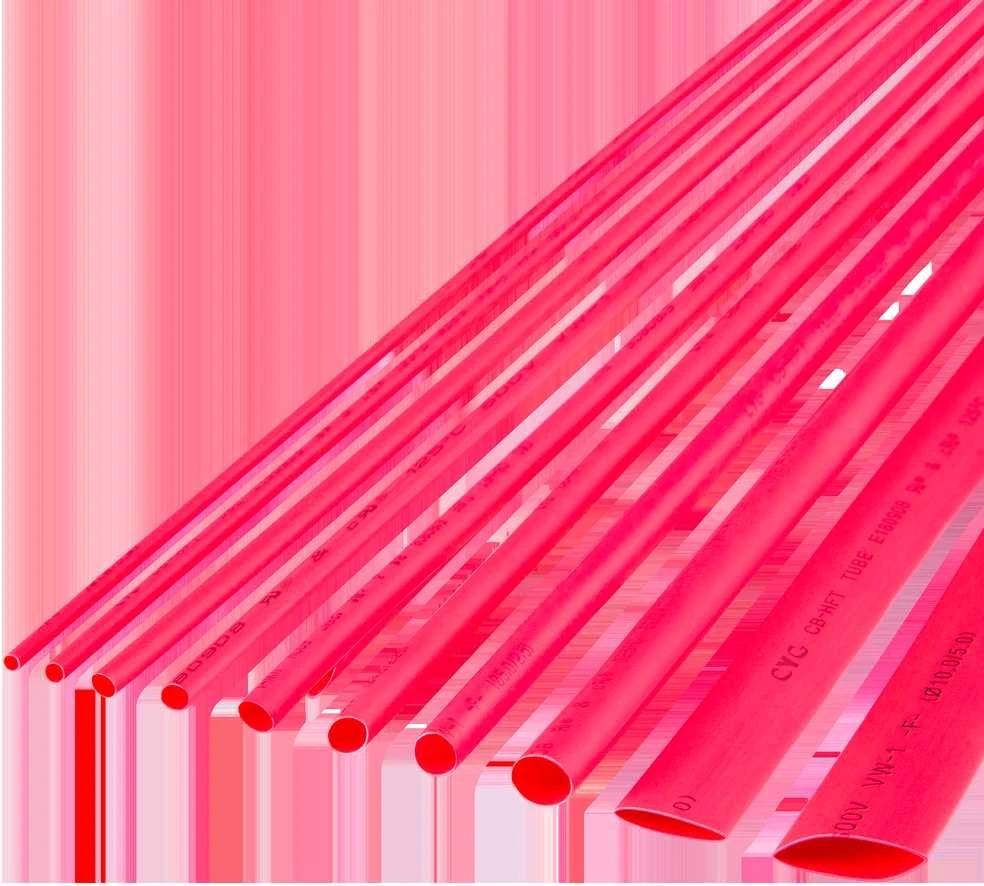 Rebel Cabletech termiškai susitraukiantis vamzdelis 8mm - 1m Raudona