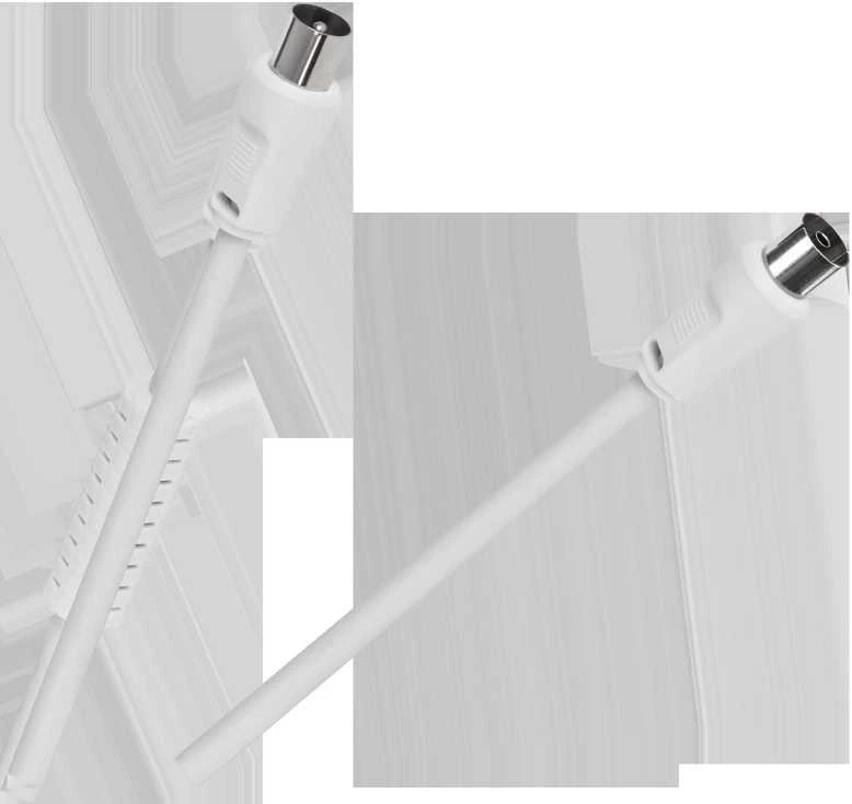 Oem TV – VIDEO kabelis baltas 1.5 m