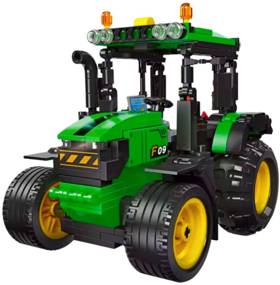 Lean Toys Traktoriaus konstruktorius 304 dalys