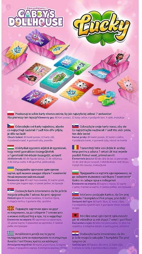 Trefl žaidimas Lucky Gabbys Dollhouse 02592