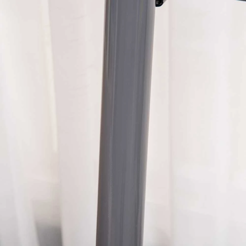 HOMCOM treniruoklis steperis su LCD ekranu ir rankena, iki 100 kg, plieno, ABS, pilkas/žalias, 55 x 44 x 108 cm