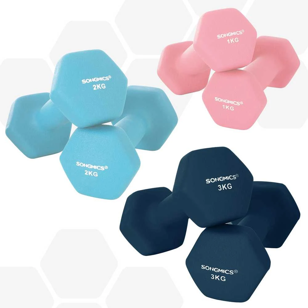 Songmics Kurzhantel-Set mit Hantelständer