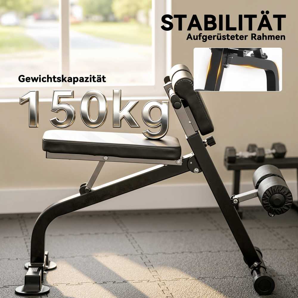 Treniruočių suoliukas, hantelių suoliukas, fitneso suoliukas, plieno rėmas, juodas