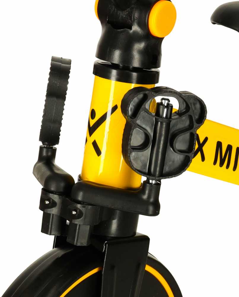 Trike Fix Mini krosinis triratukas 3in1 su pedalais geltonas