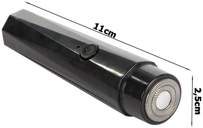 Trimeris su dviem galvutėmis ir USB įkrovimu