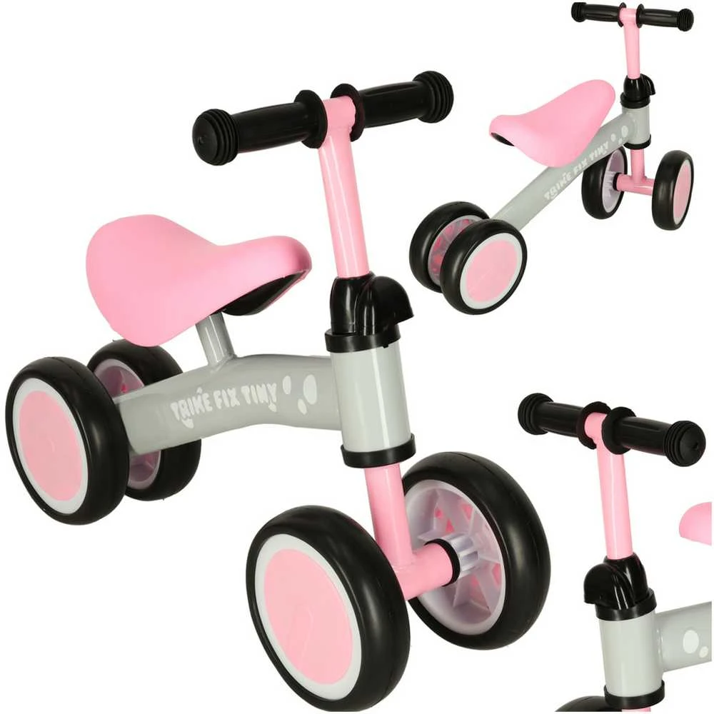 Trike Fix Mažytis krosinis triratukas rožinės spalvos
