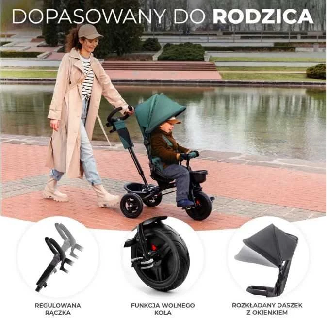 KINDERKRAFT triratukas Aveo pilkas, KRAVEO00GRY0000
