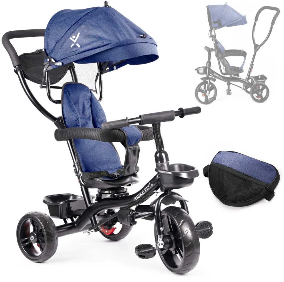 Trike Fix Triratis Fix Lite tamsiai mėlynas