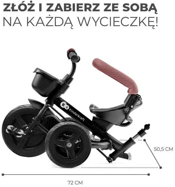 Kinderkraft Aveo rožinė