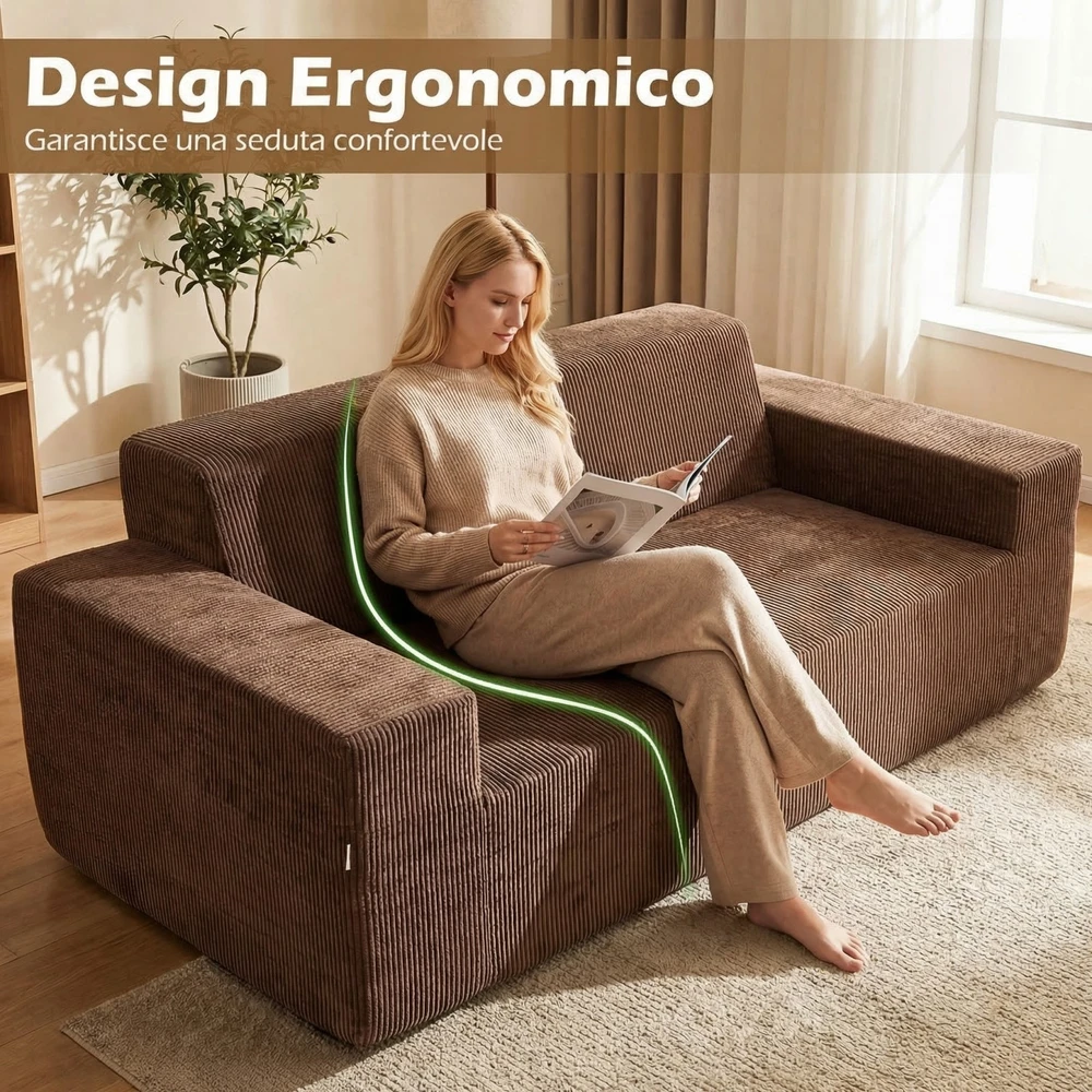 Trivietė sofa 197 x 97 x 69 cm