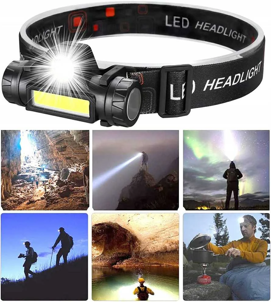 Trizand L18371 USB LED galvos žibintas