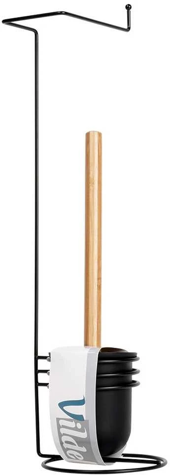 Tualetinio popieriaus laikiklis su WC šepetėliu Vilde 53 cm
