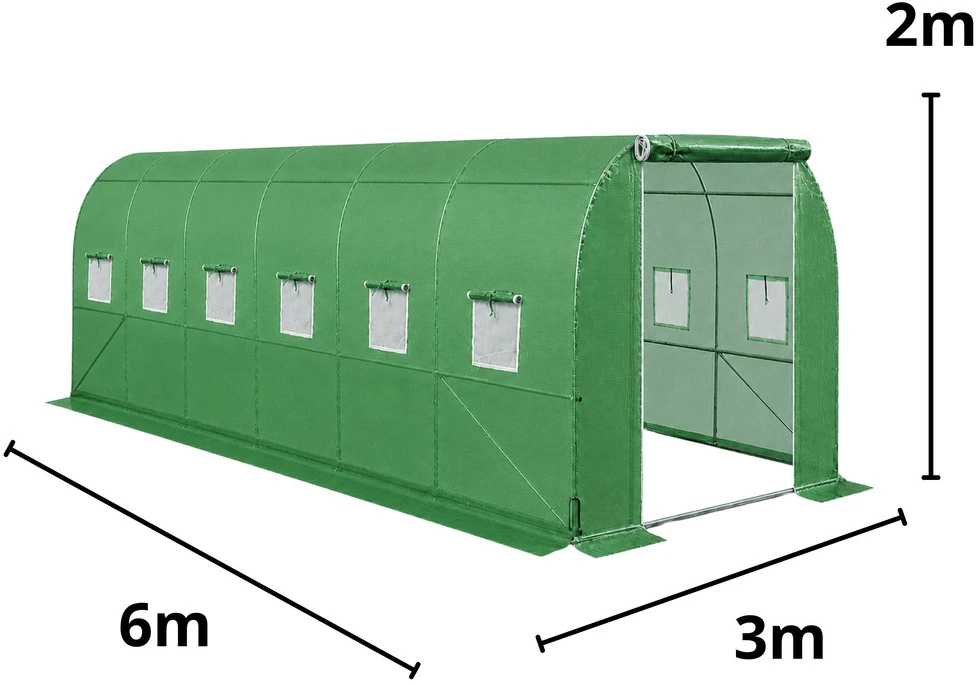 Lean Tunelinis šiltnamis 6 x 3 x 2 m