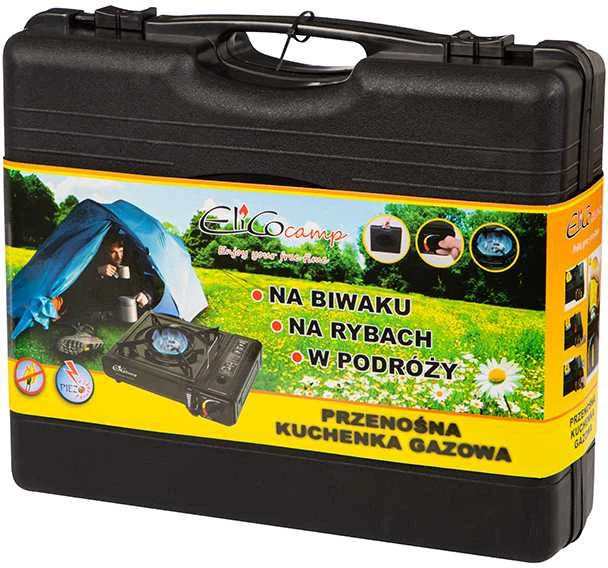 Elico Turistinė dujinė viryklė su lagaminu ElicoCamp 66005Z