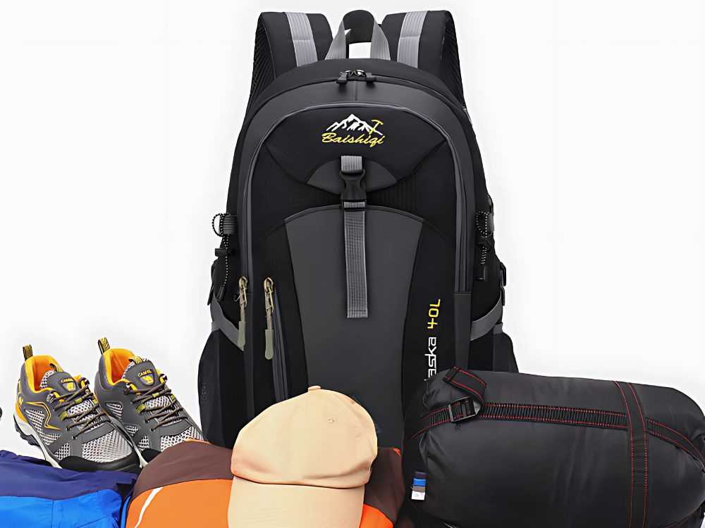 Verk Group Turistinė kuprinė 40L juoda