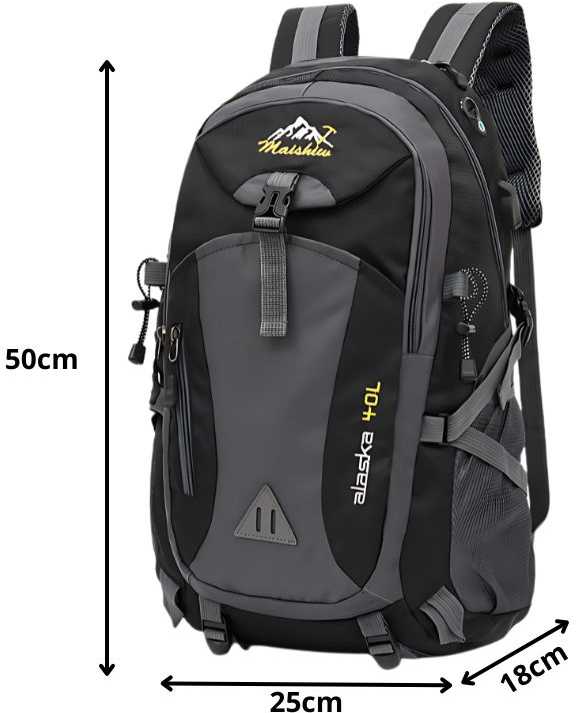 Verk Group Turistinė kuprinė 40L juoda