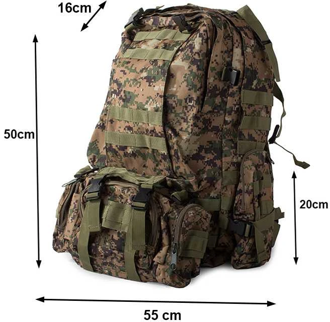 Verk Group Turistinė kuprinė 48,5 l su MOLLE sistema