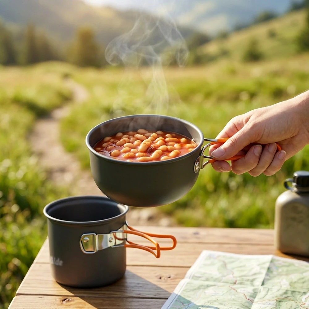 Turistiniai puodai 800/450 ml 3 vnt.